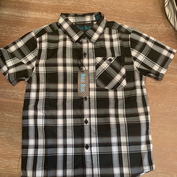 Size 6 boys ss collared button down - Picture 2 of 4